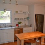 Kitchen cabinets open shelving