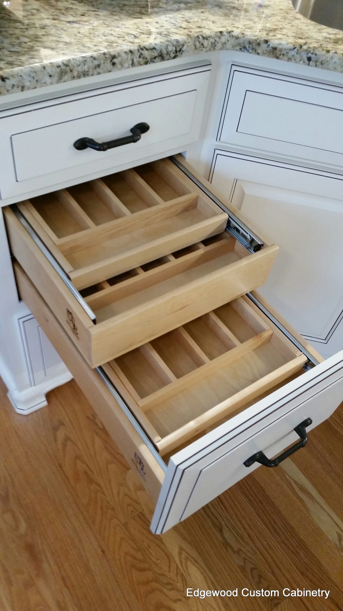 Kitchen Organization Ideas with Custom Cabinets