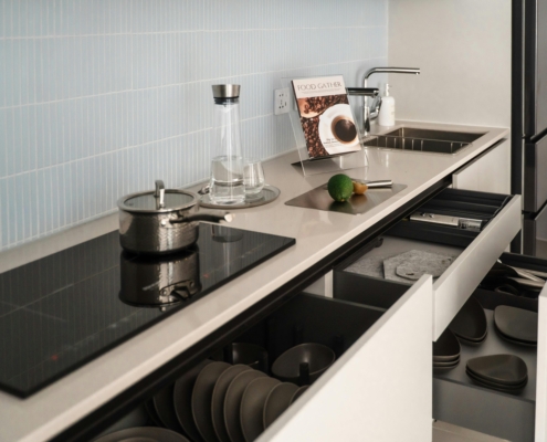 Photo by Alley Chien: https://www.pexels.com/photo/modern-kitchen-interior-with-open-drawers-35747333/