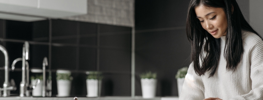 Photo by Pavel Danilyuk: https://www.pexels.com/photo/photograph-of-a-woman-holding-her-laptop-7190907/